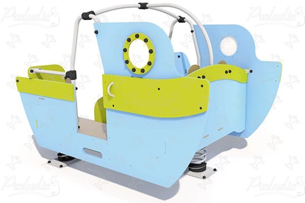 Inclusive Boat J954® playgrounds moving equipment springers image 3d