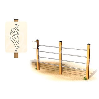 JPS11-J - Junior Timber Double Wall Bars
